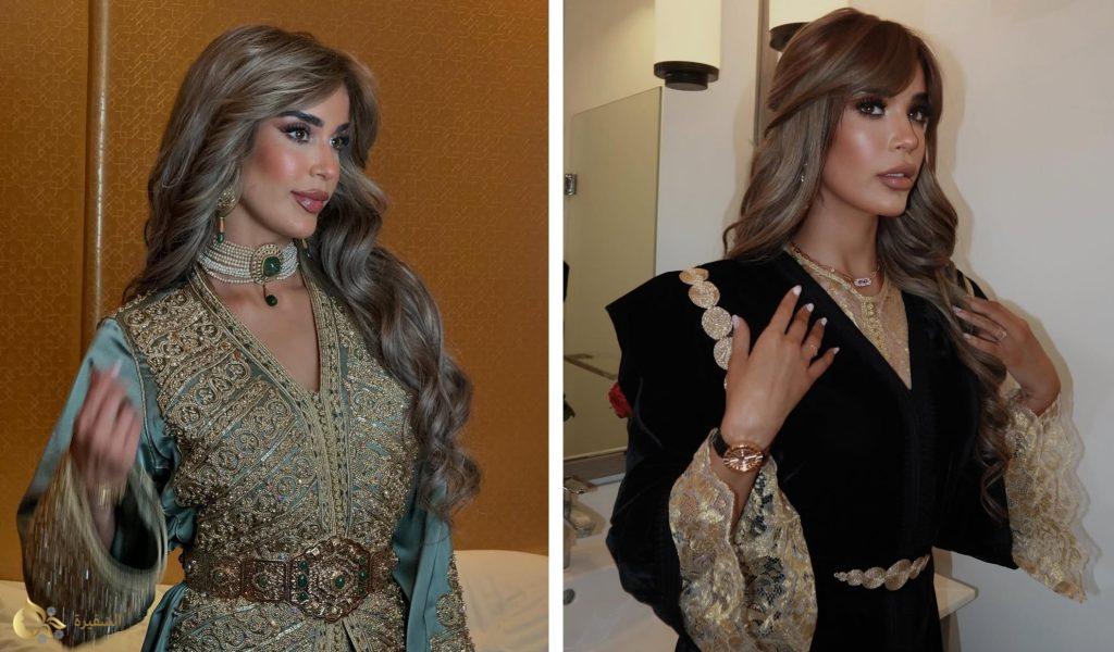 أروع إطلالات كريمة غيث بالقفطان رحلة ساحرة في عالم الأناقة المغربية