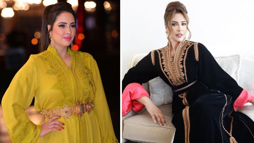 إطلالات ابتسام العروسي بالقفطان جمال وأناقة عصرية