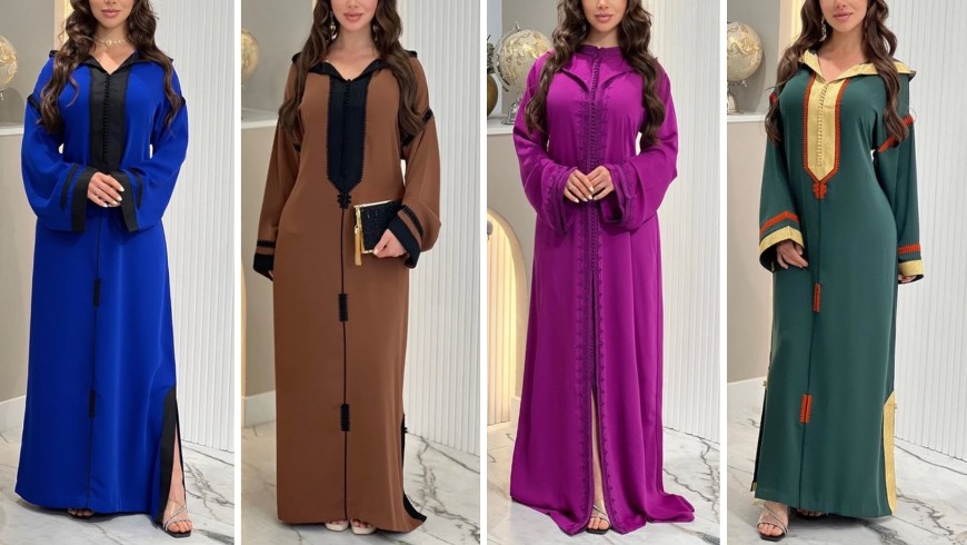 الجديد في الجلابة المغربية أناقة تراثية متجددة