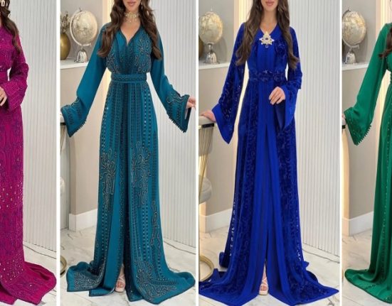 تصاميم القفطان المغربي الجديدة أناقة متجددة وأصالة متوارثة