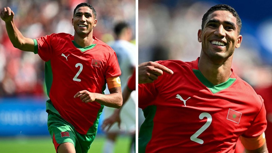 اللاعب الدولي أشرف حكيمي رمز التألق المغربي في سماء الكرة العالمية