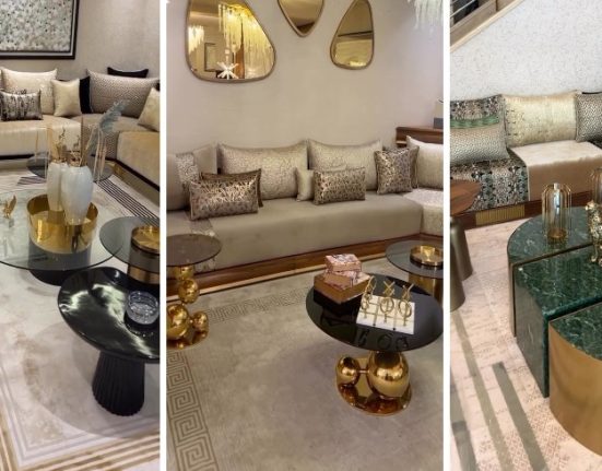 الصالون المغربي الفخم جوهرة الأصالة التي تجمع بين الفخامة والتراث