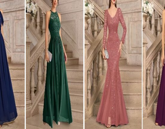 تصاميم راقية من فساتين السهرة تعكس الأناقة والفخامة في كل مناسبة