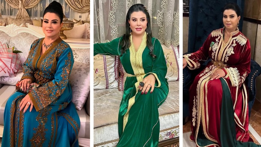 لطيفة رأفت بالقفطان المغربي أيقونة الأناقة والصوت الأصيل