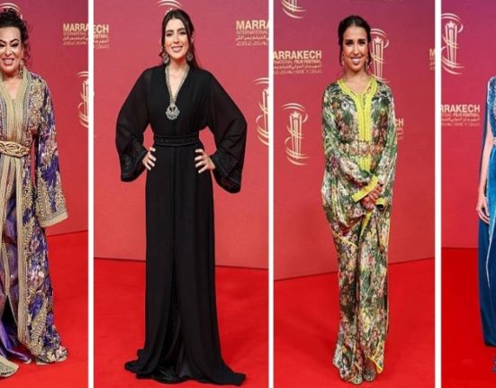 إطلالات متنوعة للفنانات المغربيات على السجاد الأحمر بمهرجان مراكش الدولي للفيلم